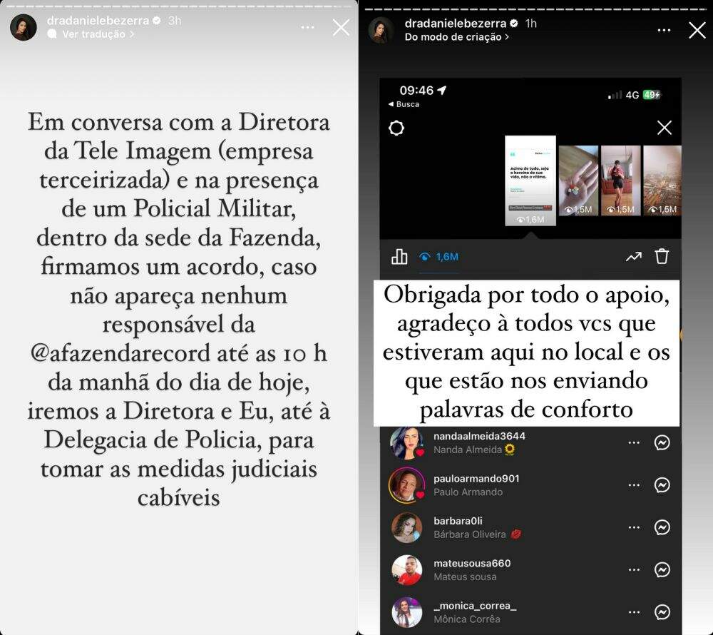 Danielle Bezerra deixou toda a situação envolvendo Deolane explicada em suas redes sociais
