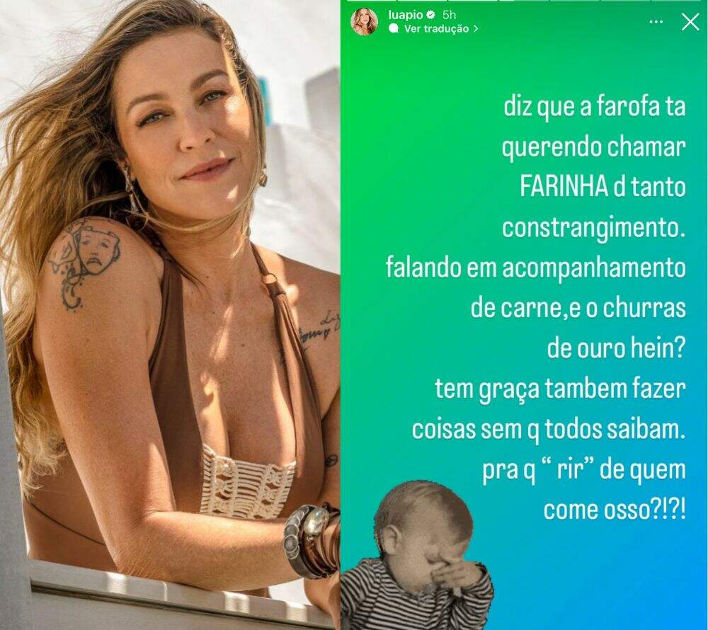 Luana Piovani critica a "Farofa da Gkay" 