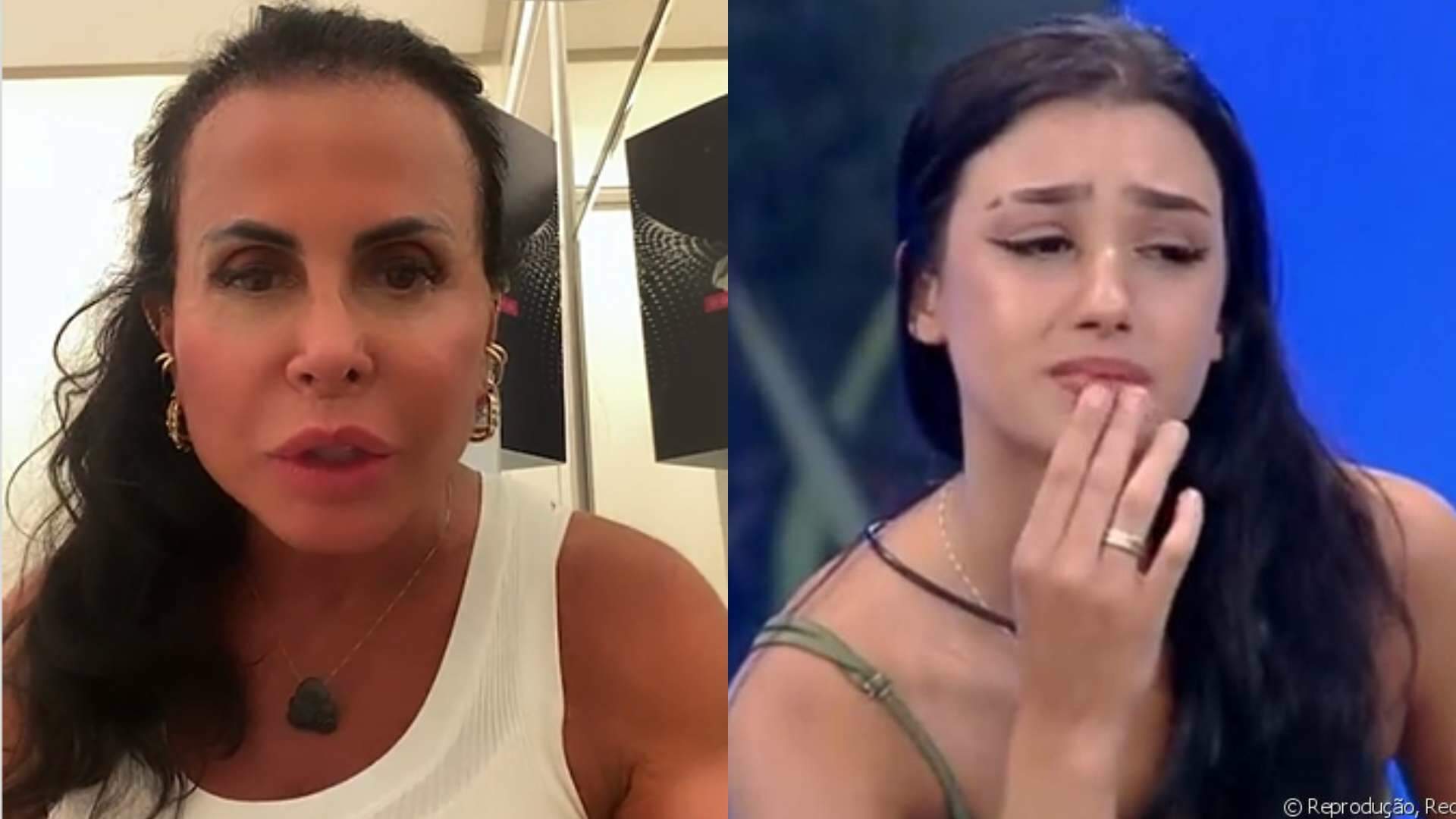 A Fazenda: Na reta final, Gretchen manda recado para Bia: “Não te ajudei e nem vou fazer mutirão”