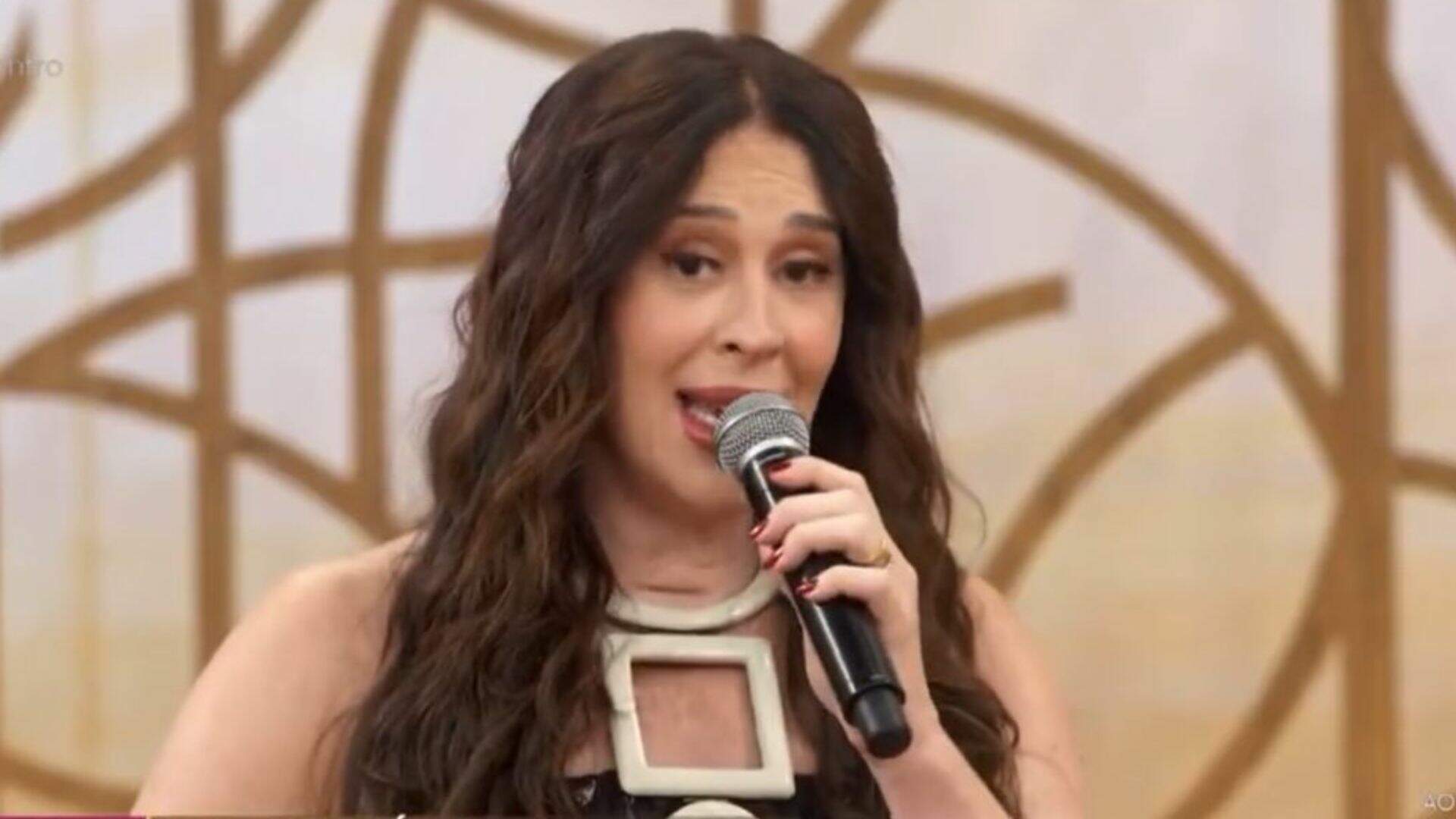 Claudia Raia relembra momento inusitado que viveu no “Encontro”, antes de revelar gravidez