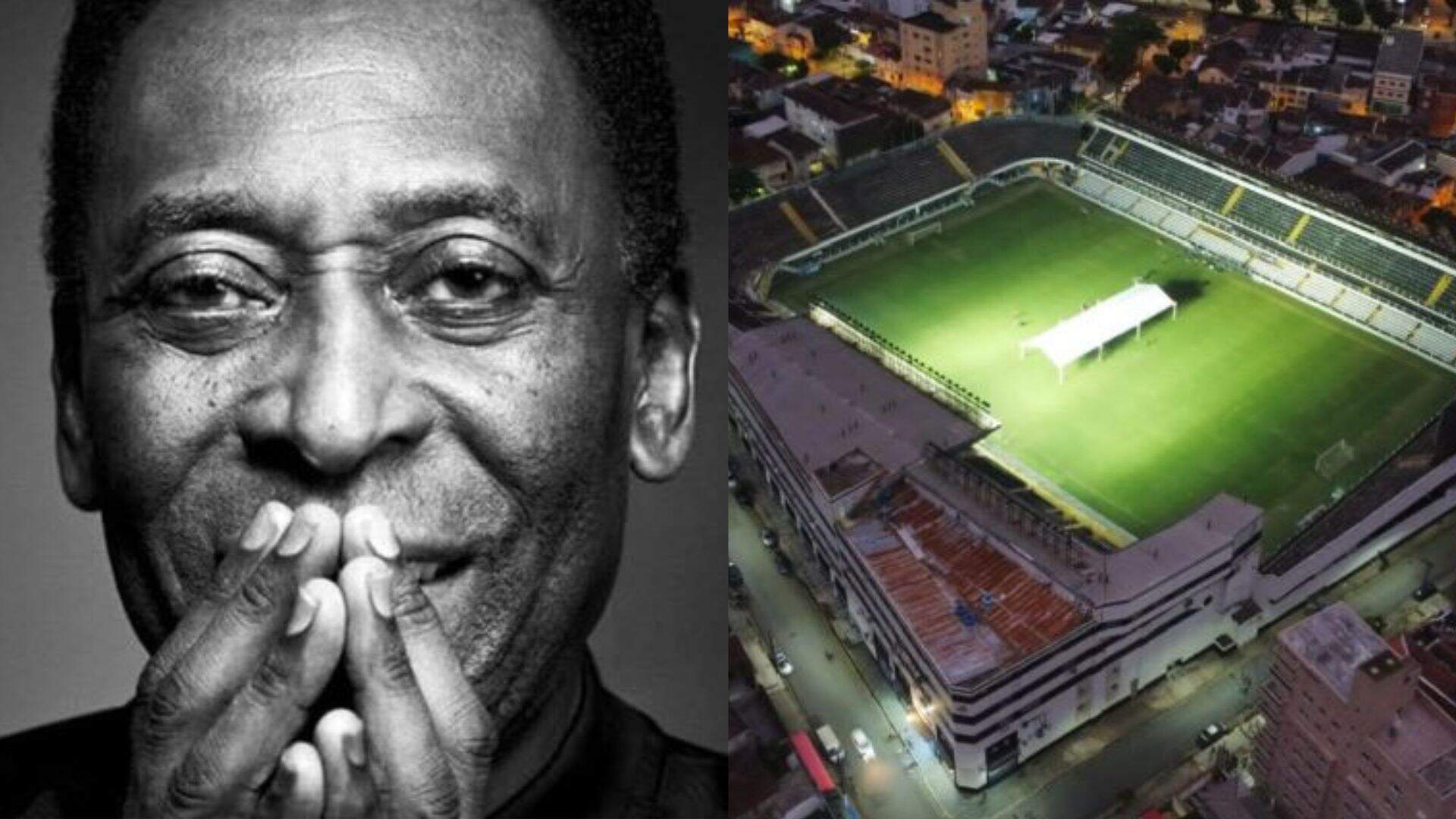 Em meio a rumores sobre estado de Pelé, estrutura é montada na Vila Belmiro e preocupa fãs