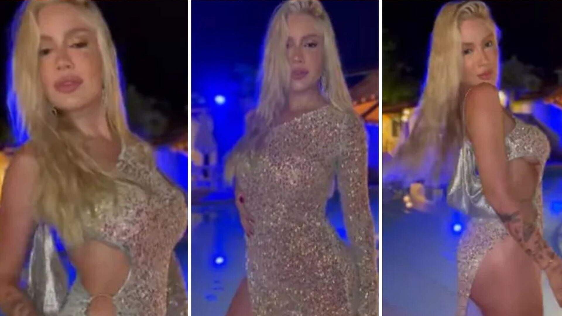 Karoline Lima rouba a cena com vestido arrasador no Réveillon: “Acho que sou a mulher do ano” - Metropolitana FM