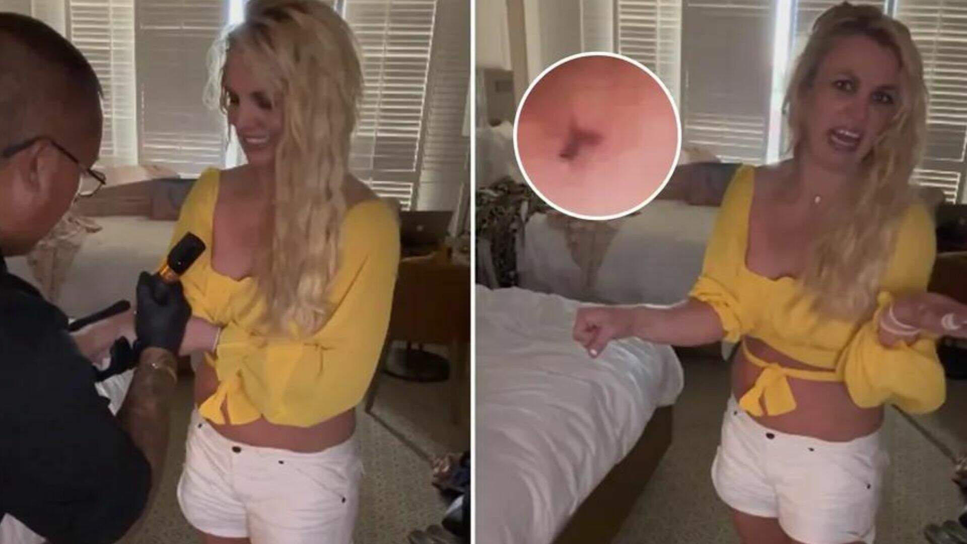 Britney Spears faz tatuagem e se arrepende logo em seguida: “Uma merd*”