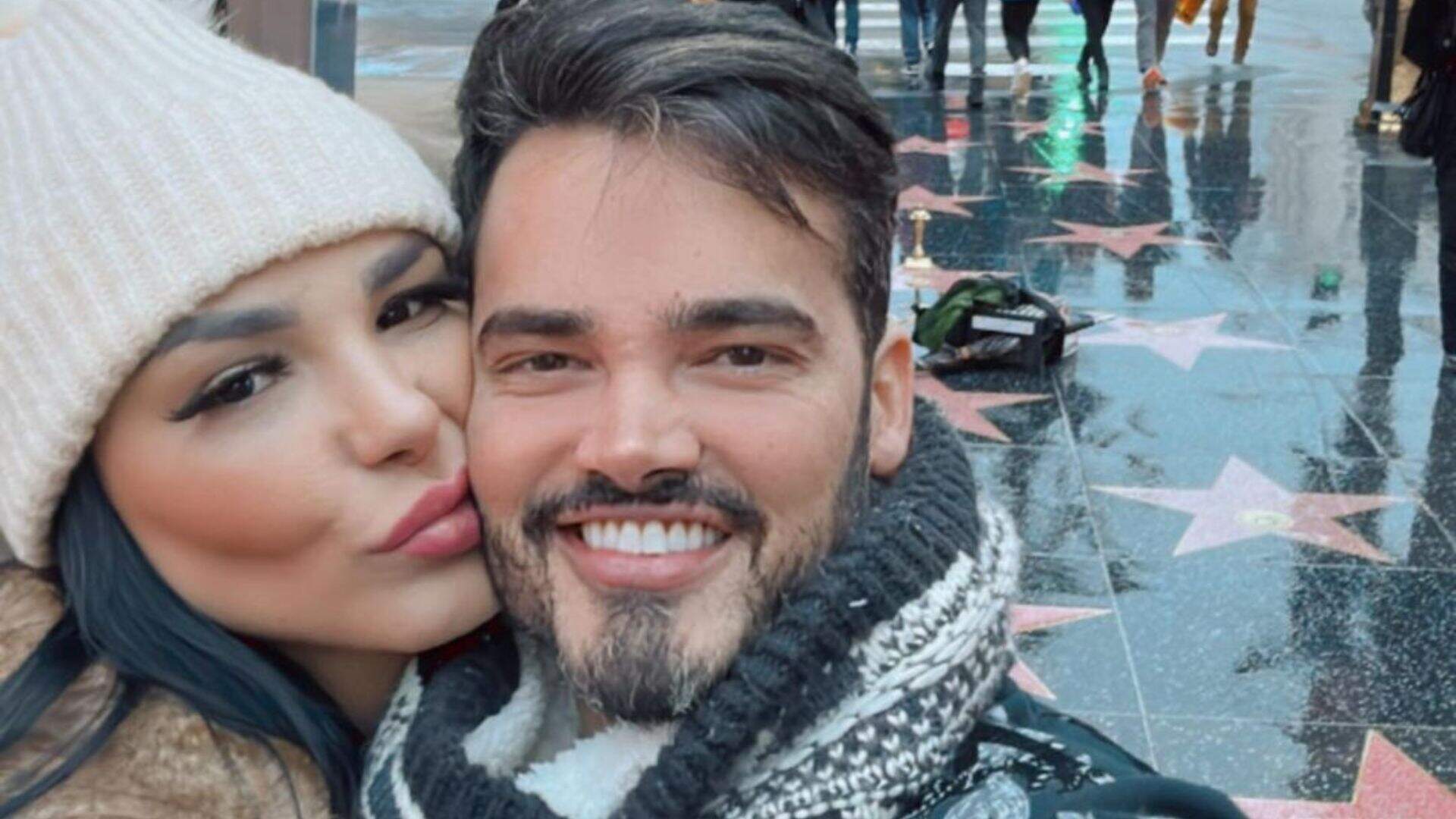 Jenny Miranda e Fábio Gontijo fazem live de casamento em Las Vegas - Metropolitana FM