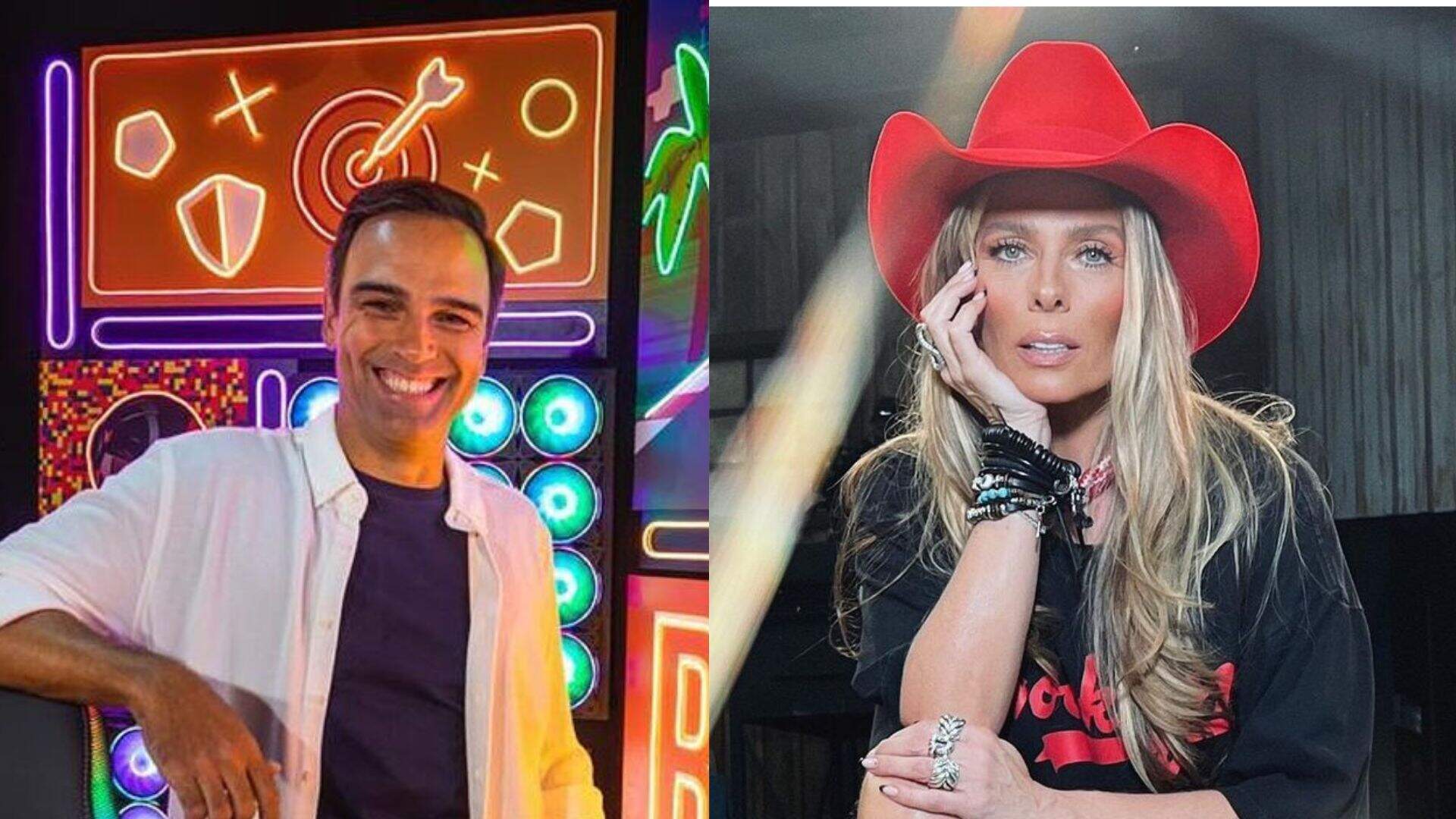 Tadeu Schmidt e Adriane Galisteu afastam rumores de rivalidade ao posarem juntos durante viagem - Metropolitana FM