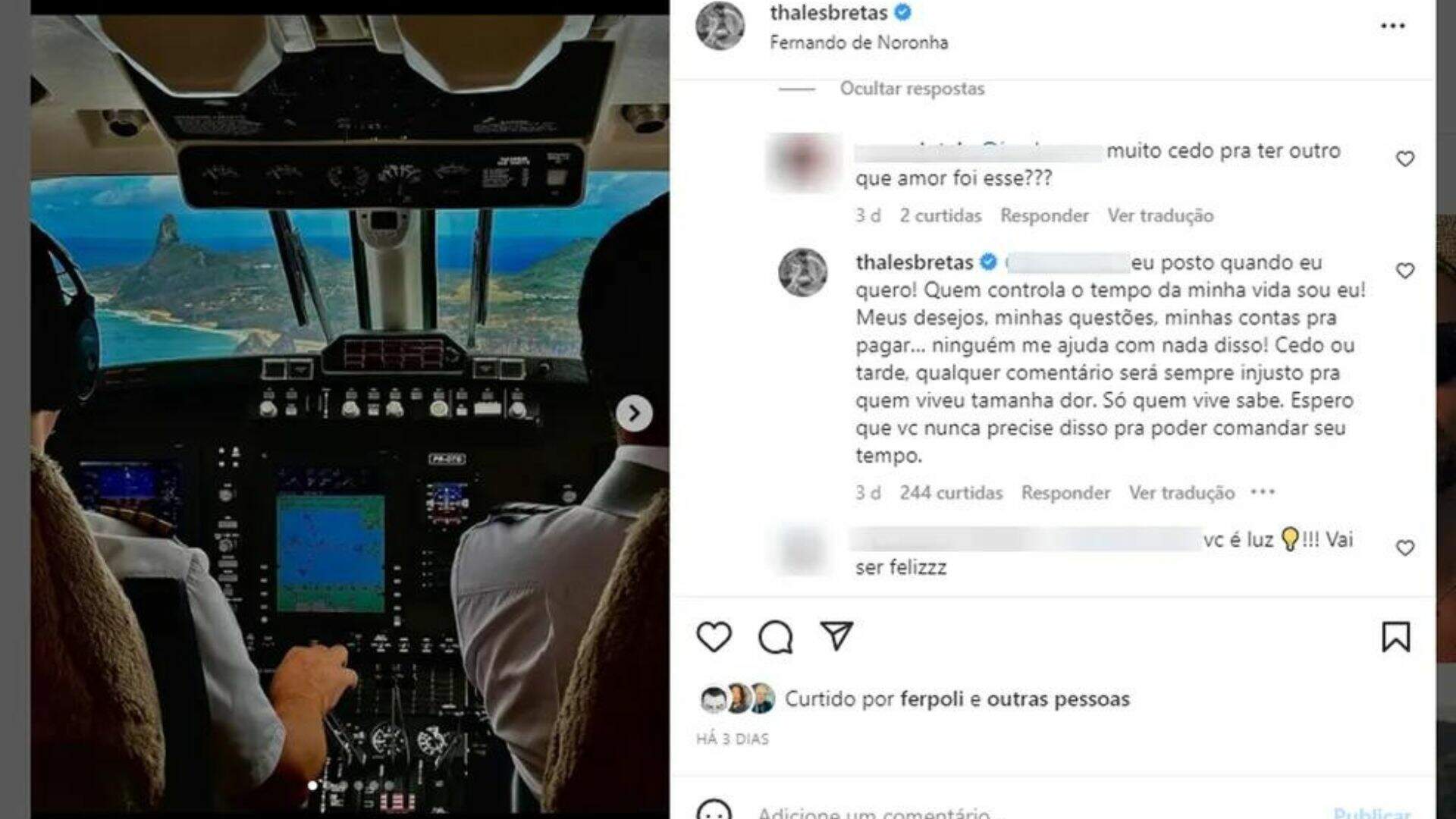 Thales Bretas (reprodução: Instagram)