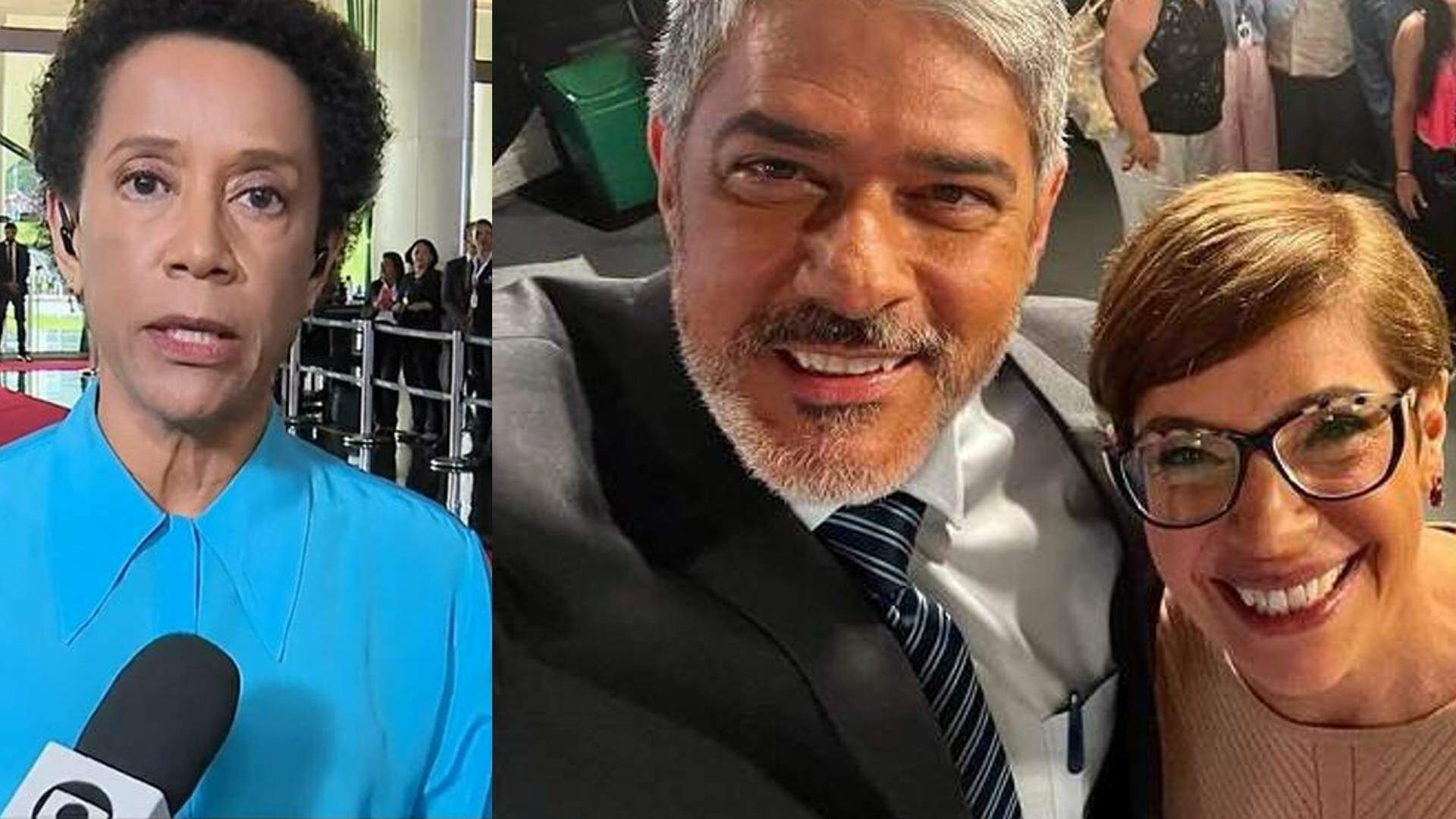 Zileide Silva tem atitude inusitada ao vivo e situação gera risos de William Bonner e Renata Lo Prete - Metropolitana FM