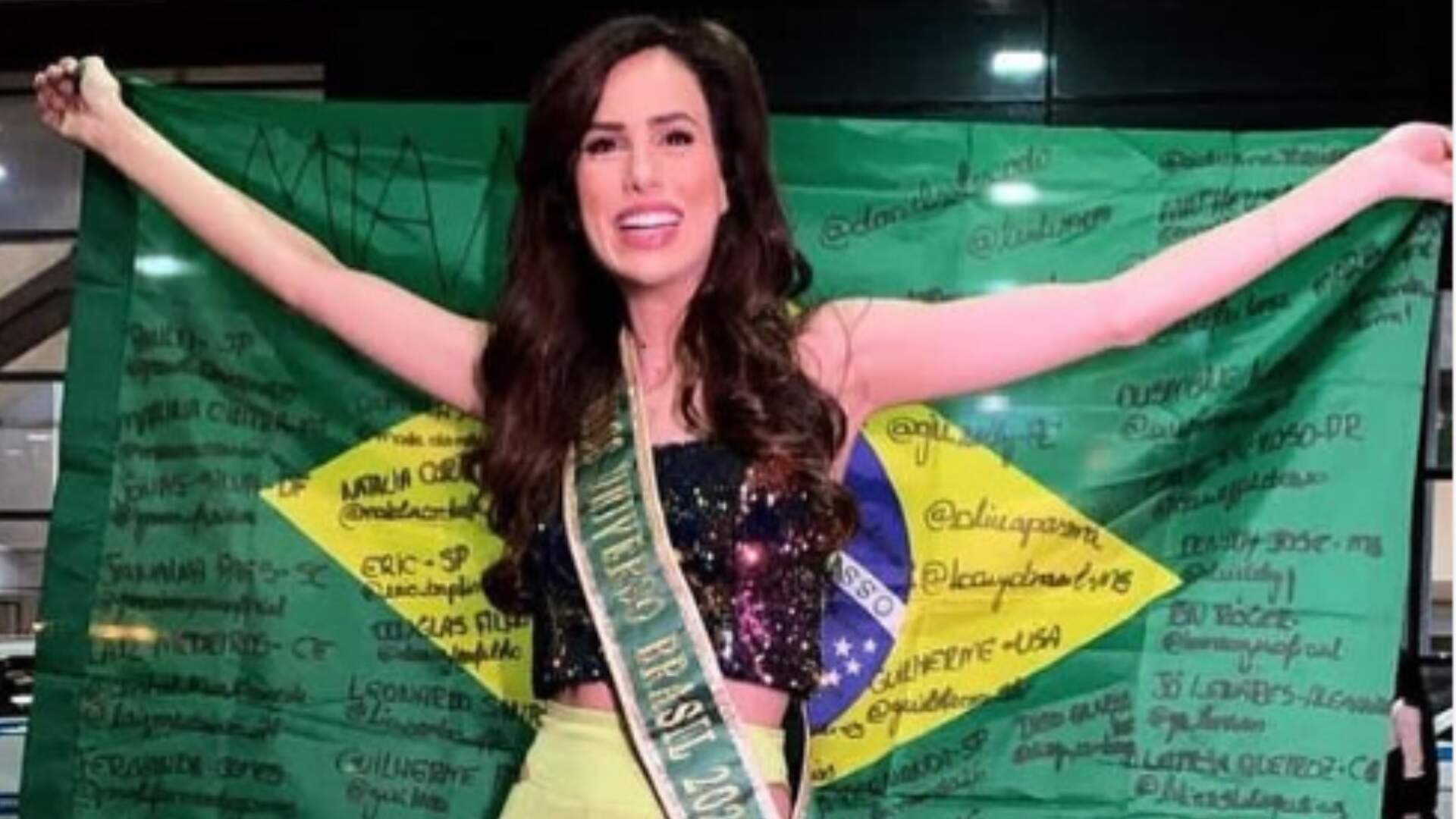 A “Miss Universo Brasil 2022”, Mia Mamede, já está em solo americano para o “Miss Universo 2022” - Metropolitana FM