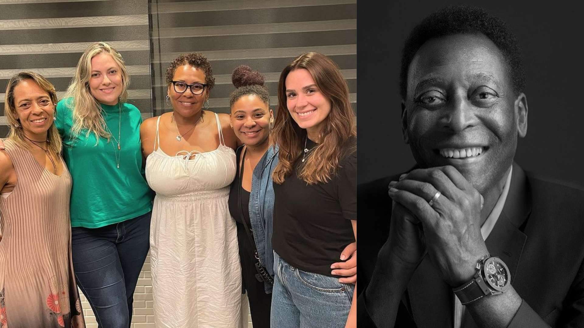 Eternizado! Filhas de Pelé fazem homenagem ao pai e emocionam os internautas - Metropolitana FM