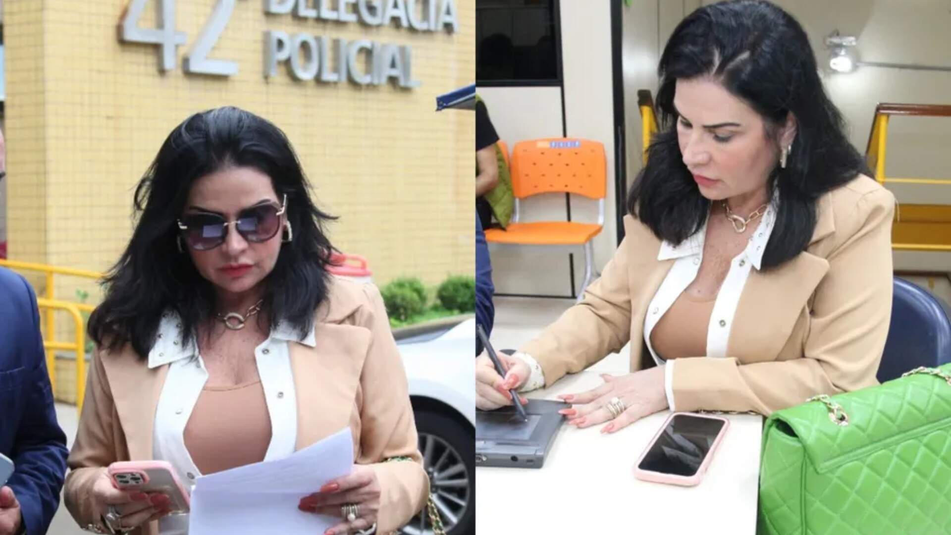 Solange Gomes presta queixa após ser acusada de “golpe da barriga” por Monique Evans