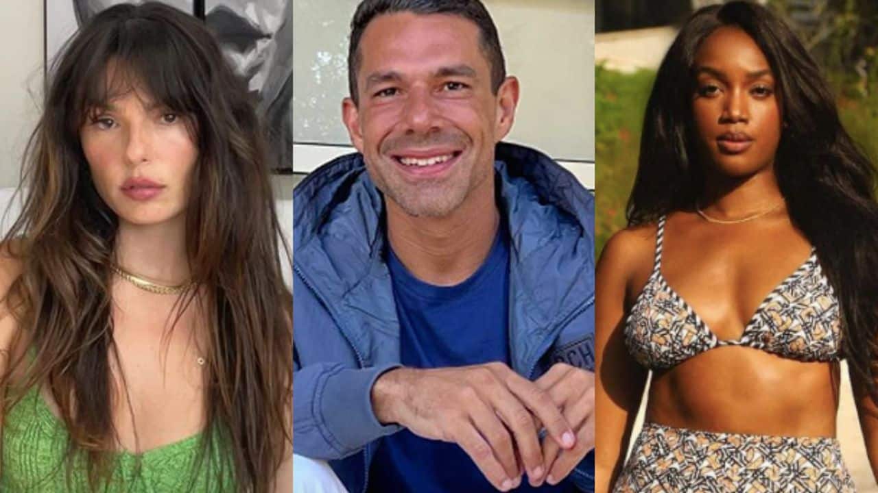 Isis Valverde, Marcus e Iza (Reprodução)