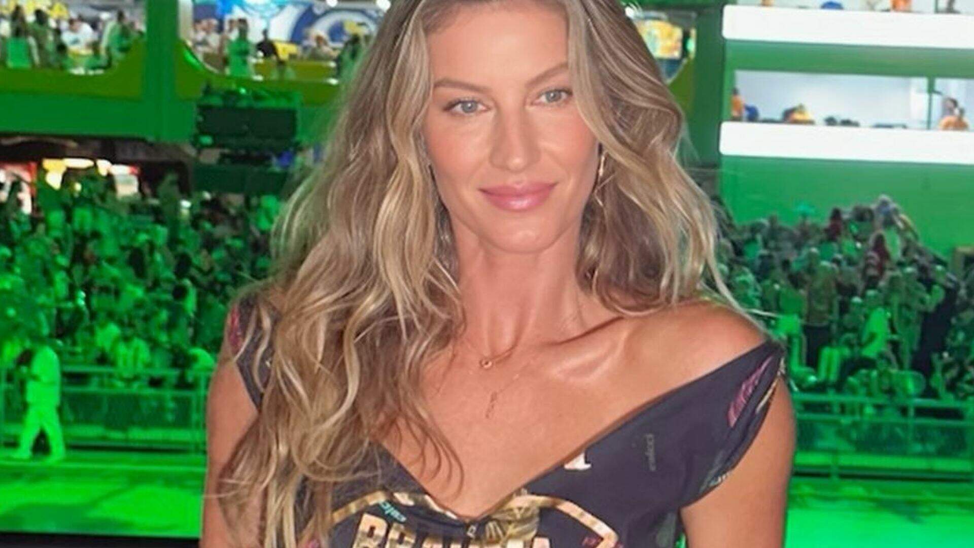 Gisele Bündchen recebe cachê milionário por algumas horas na Sapucaí e valor choca