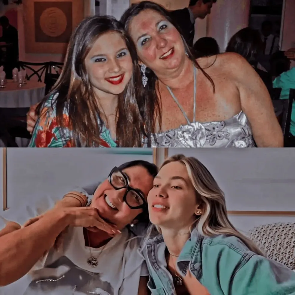 Virginia Fonseca e sua mãe