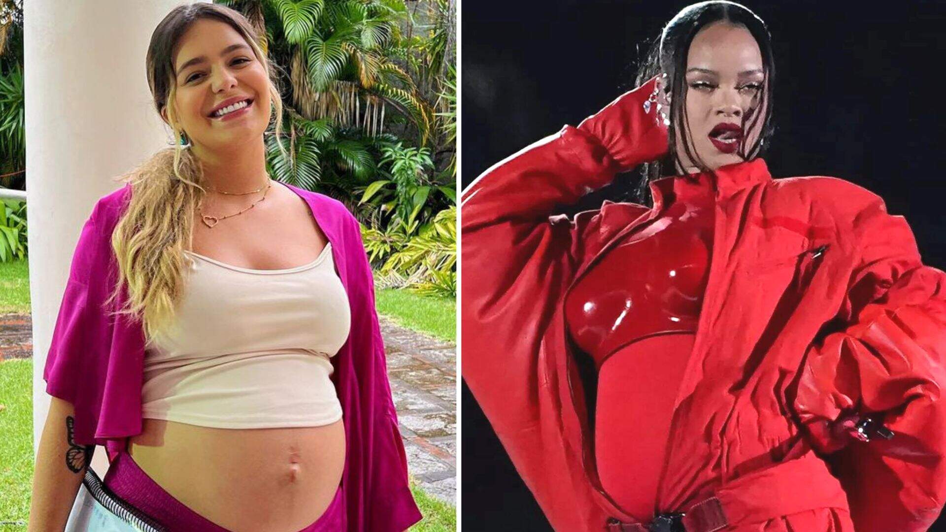 Viih Tube se surpreende com apresentação de Rihanna: “Fazendo um show pendurada grávida”