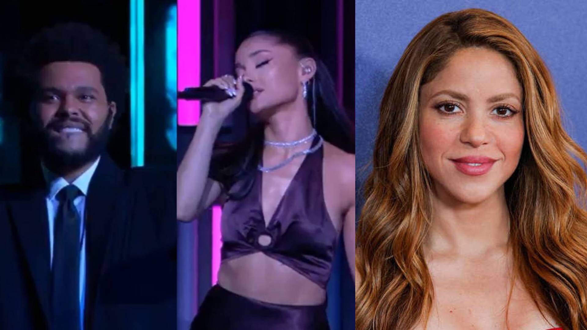 The Weeknd, Ariana Grande e Shakira são destaques na Billboard Hot 100 após conquistas especiais - Metropolitana FM