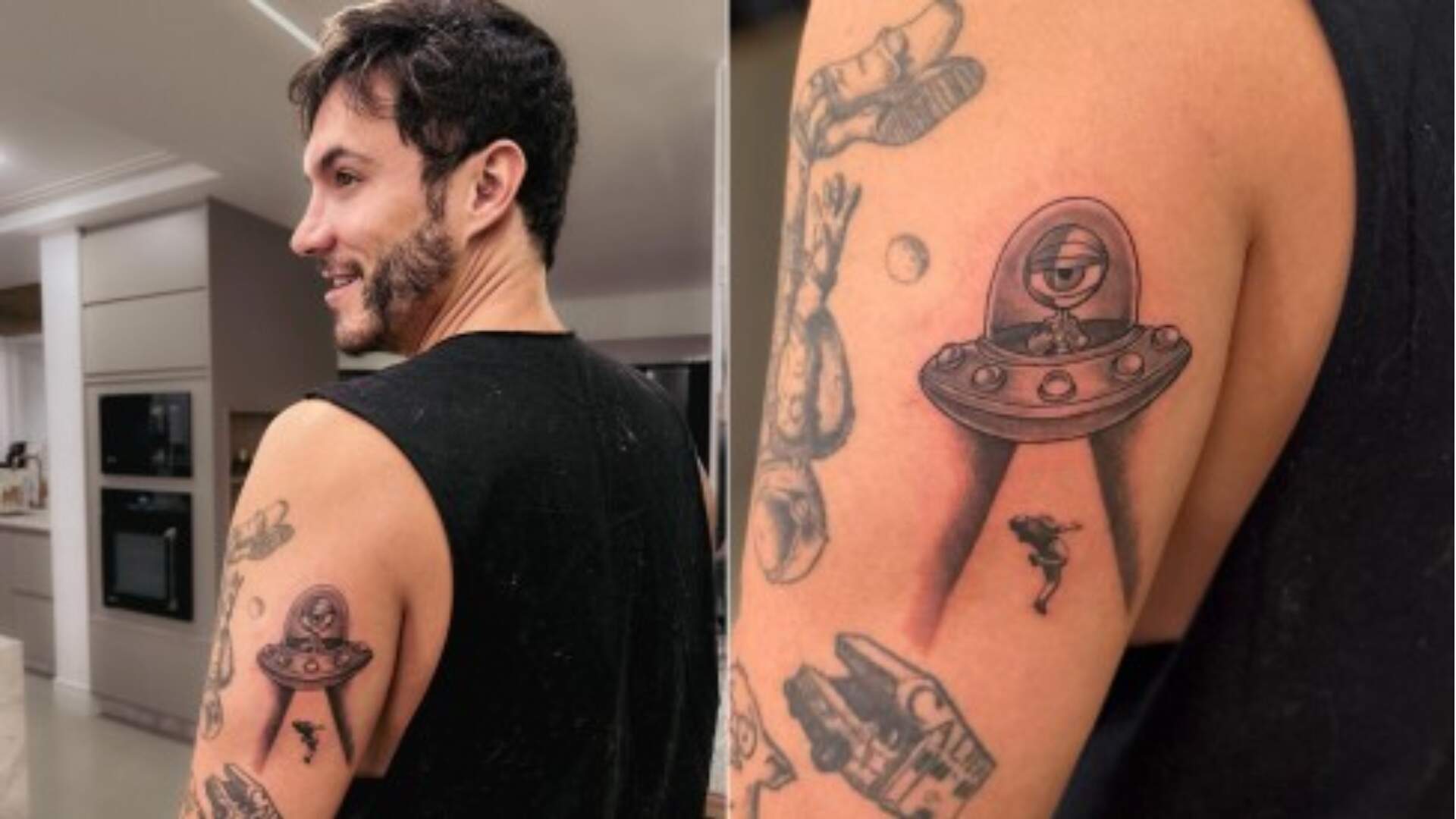 Ex-BBB Eliezer Neto faz tatuagem em homenagem ao reality show: “A MAIOR viagem” - Metropolitana FM