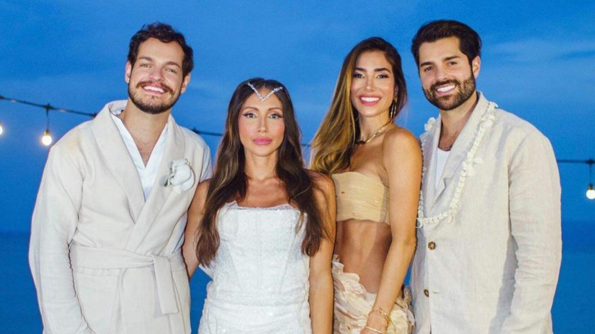Romana Novais rebate críticas por usar vestido extravagante em casamento de cunhado - Metropolitana FM