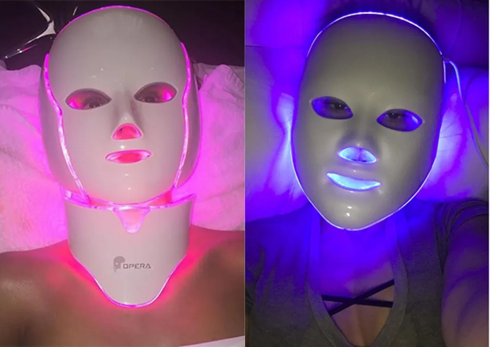 Jessica Alba e Kourtney Kardashian são adeptas da máscara de LED