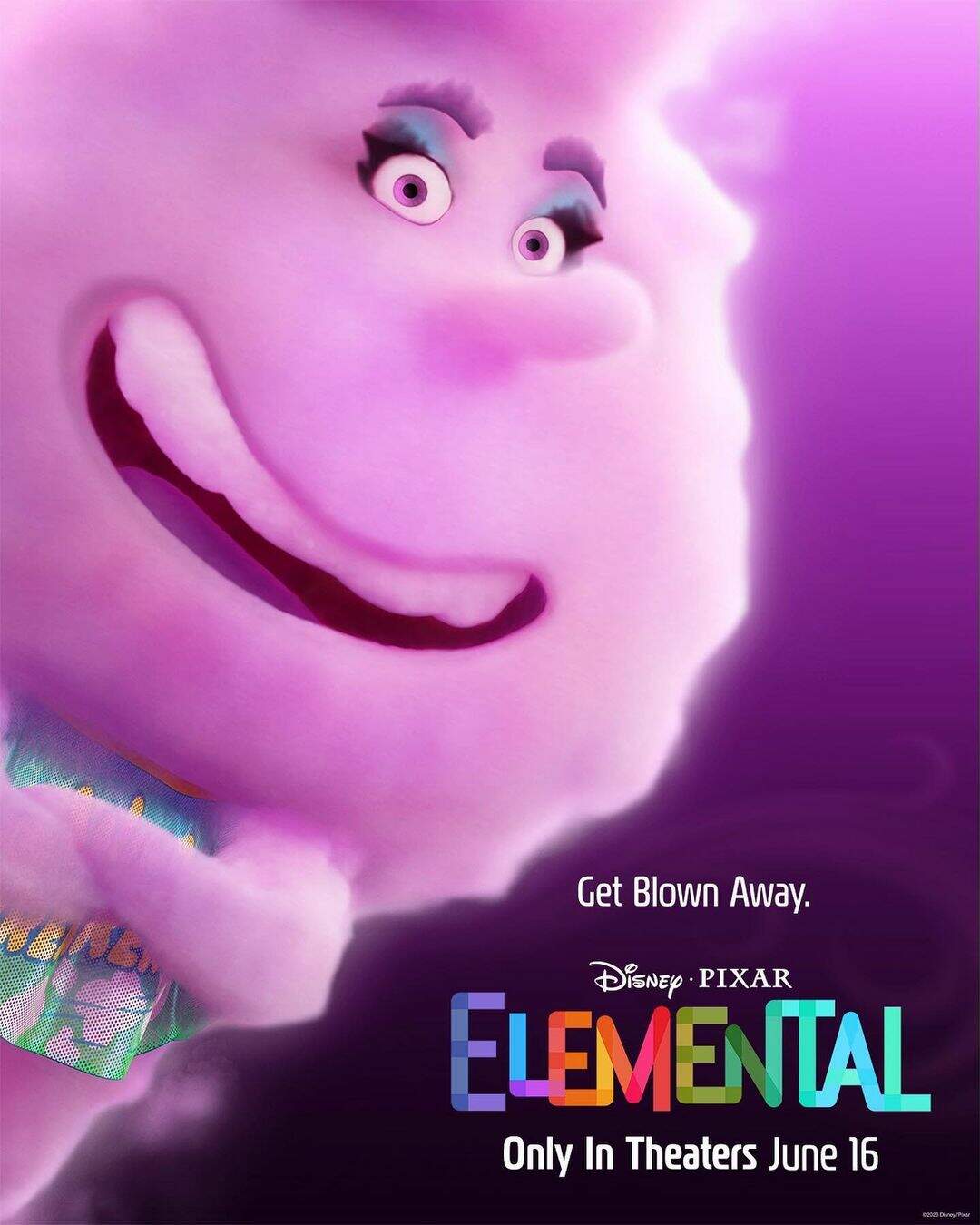 Wendi McLendon-Covey é Gale como "Elementos". (Foto: Pixar)