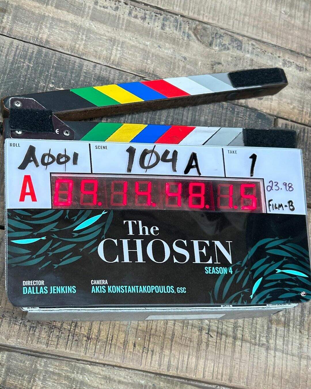 Início das gravações de "The Chosen". (Foto: Reprodução/Instagram)