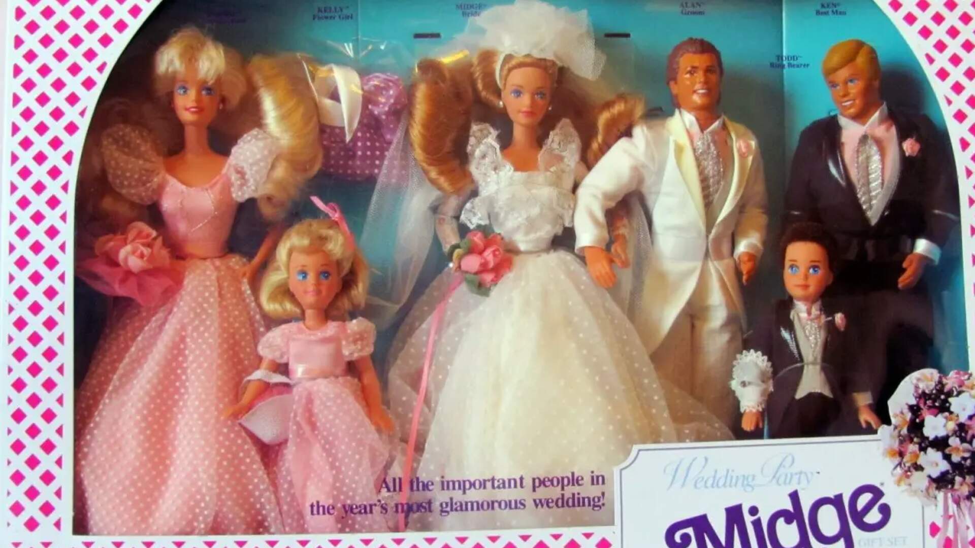 Casamento de Midge e Allan. (Foto: Reprodução/Mattel)