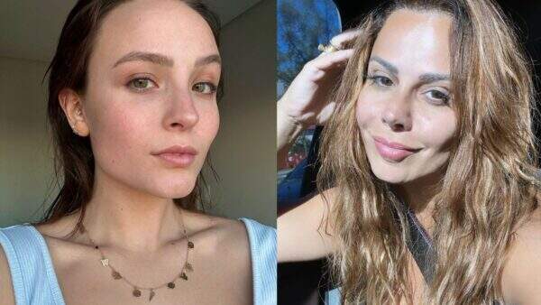 Rainhas da beleza natural! Larissa Manoela e Viviane Araújo surgem de cara lavada e impressionam fãs