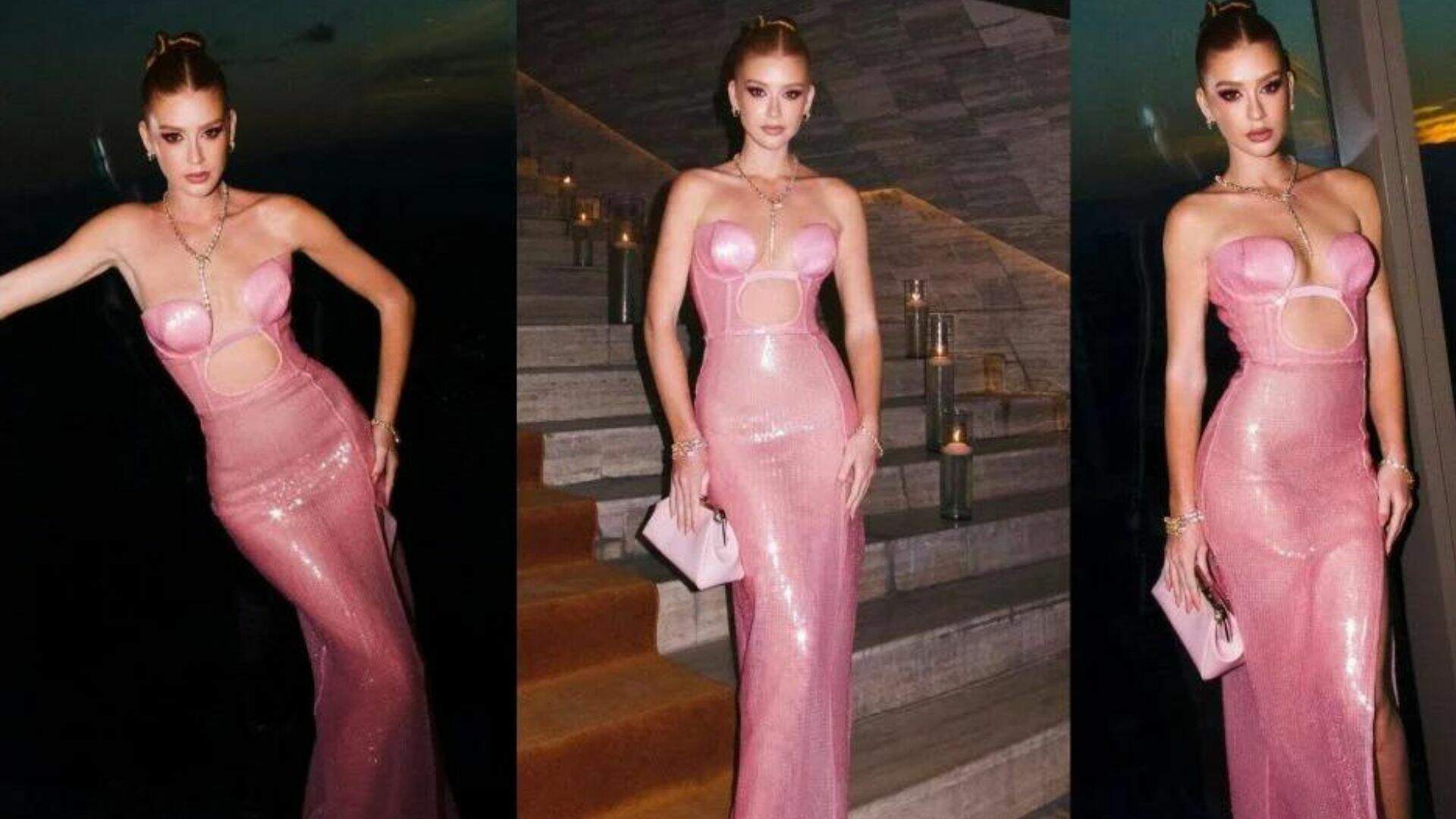 Marina Ruy Barbosa rouba a cena com vestido luxuoso de R$ 15,8 mil em evento internacional - Metropolitana FM