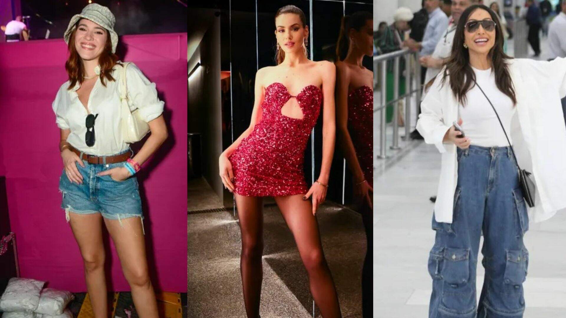 Ronda de Looks das Famosas: do básico estiloso ao chique, confira as melhores produções da semana - Metropolitana FM