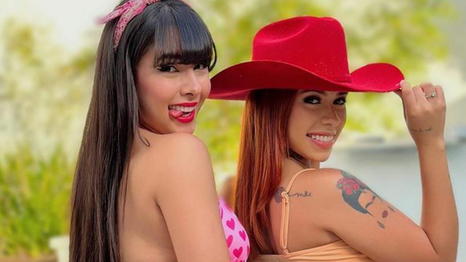 Juliana Bonde e amiga resolvem parar condomínio ficando de calcinha na piscina: “Printei tudo” - Metropolitana FM