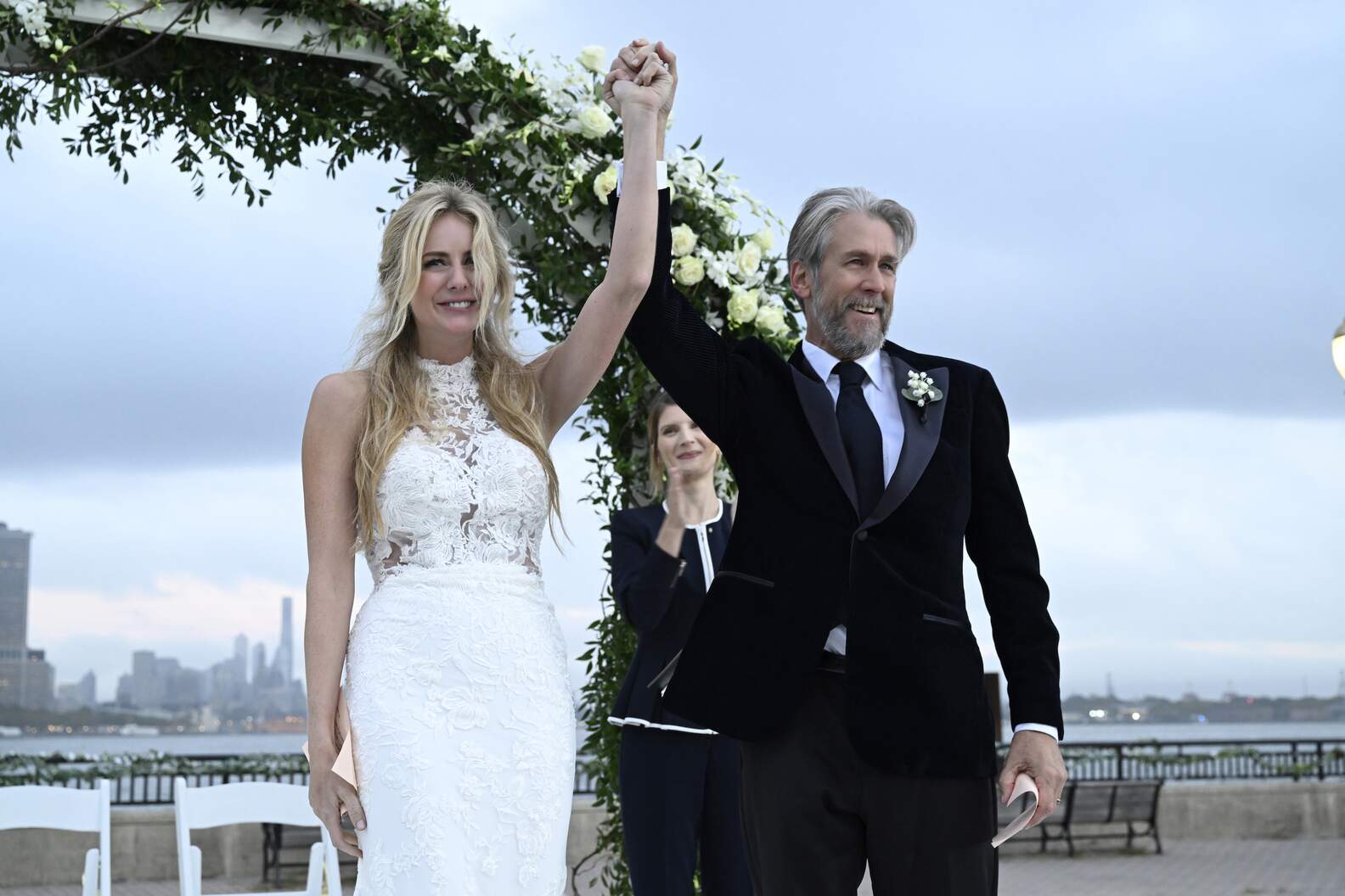 A photo from the production of episode 403 of “Succession”. Photo: David M. Russell/HBO ©2022 HBO. All Rights Reserved.