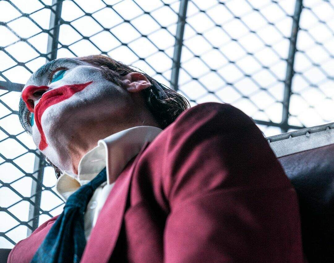 Joaquin Phoenix como Coringa em "Joker: Folie à Deux". (Foto: Reprodução/Instagram)