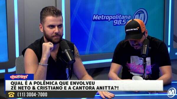 Exclusiva: Rancor?! Zé Neto esclarece polêmica com Anitta e pede desculpas ao vivo
