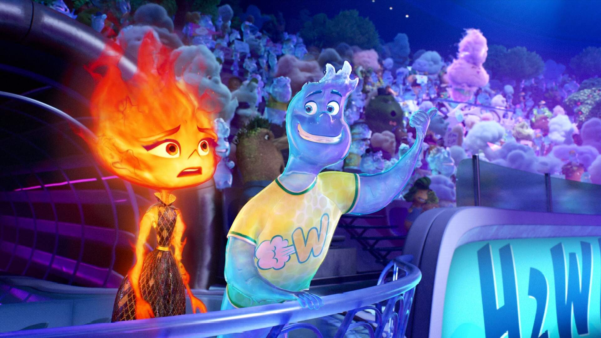 Elementos: Comédia romântica tem a segunda menor avaliação das animações da Pixar - Metropolitana FM