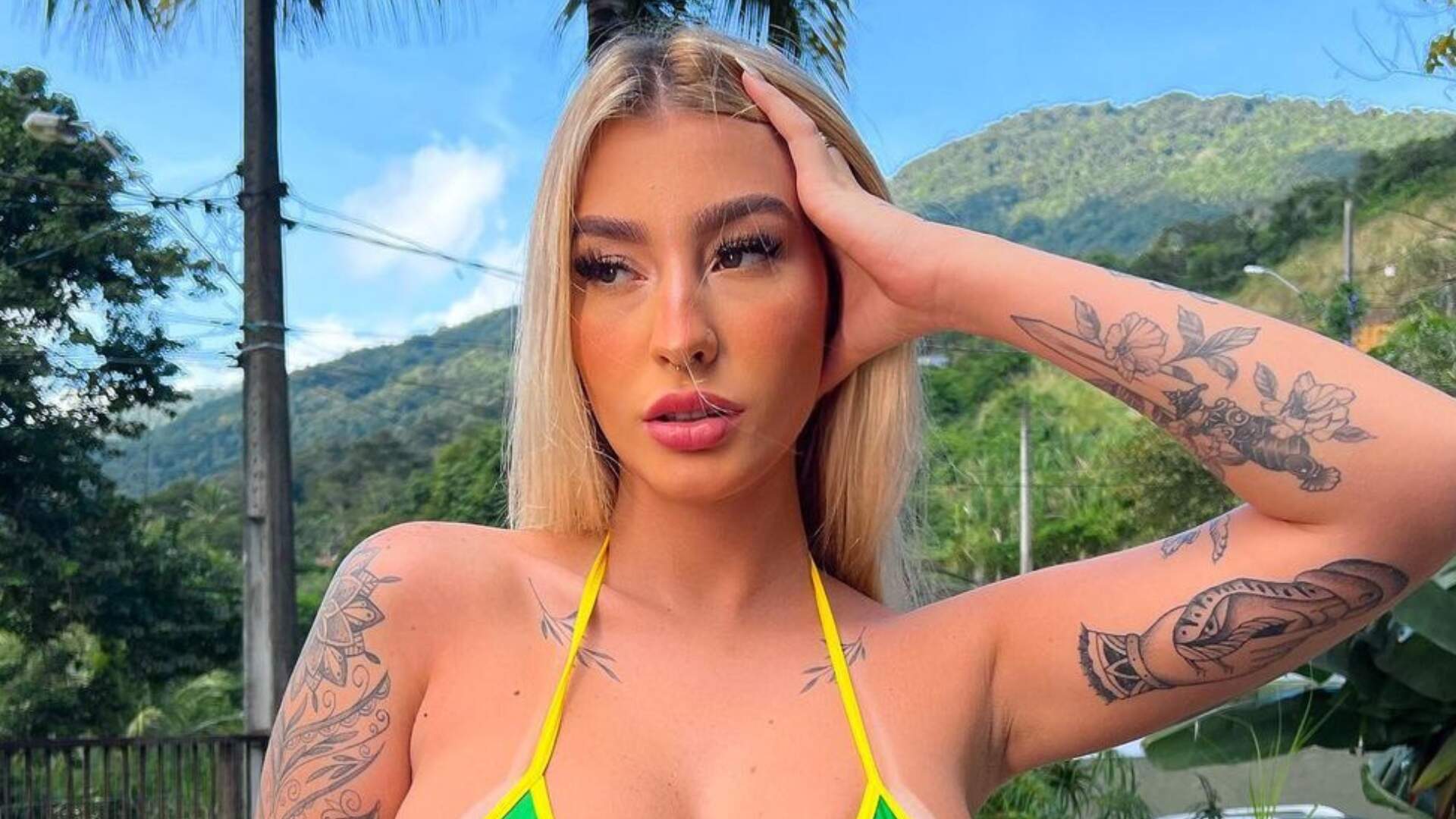 Escândalo no Instagram: Influenciadora revela volume proibido após puxar biquíni e enlouquece fãs - Metropolitana FM