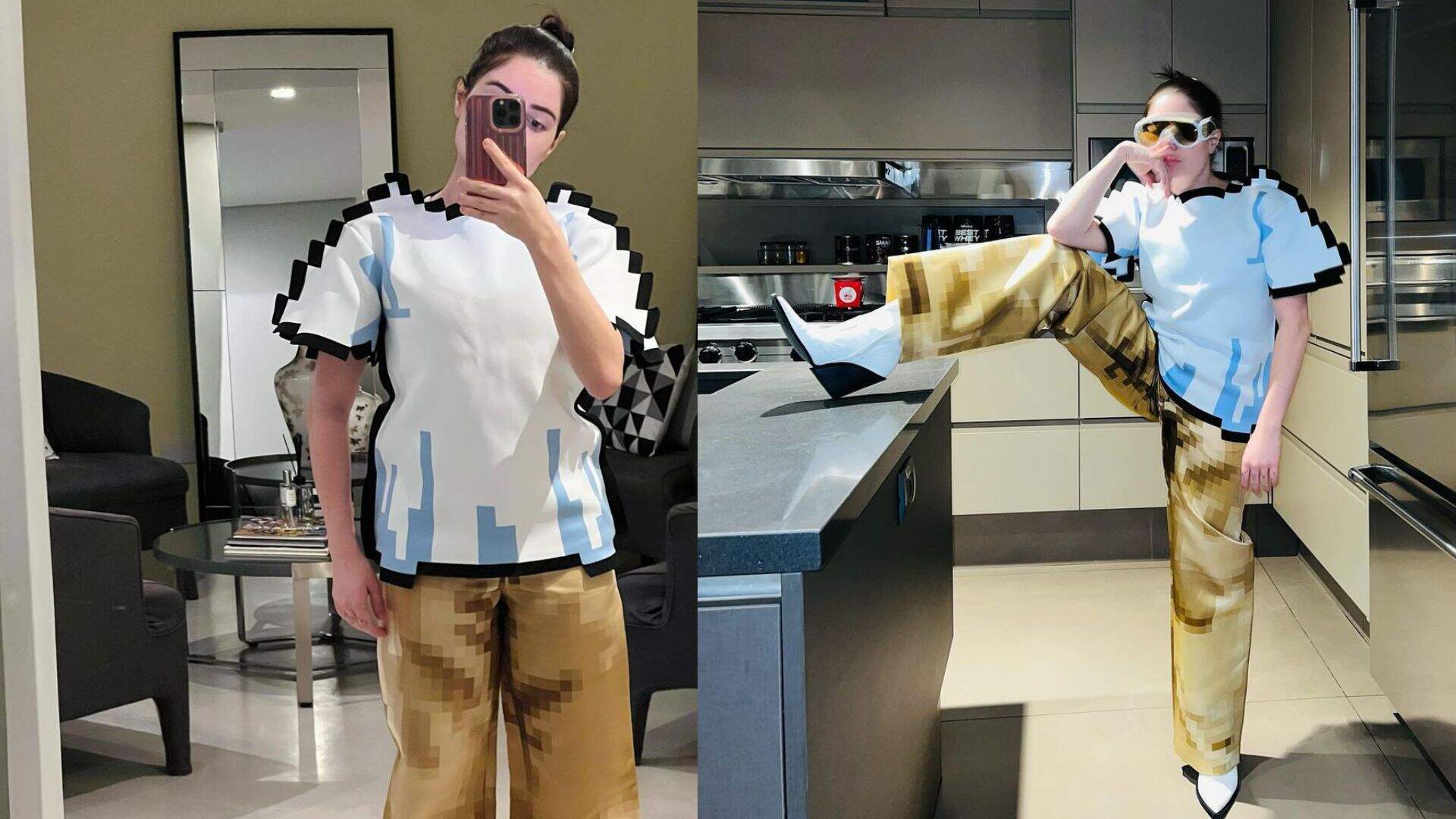 Fashionista! Gkay aposta em look “pixelado” avaliado em mais de R$ 17 mil - Metropolitana FM