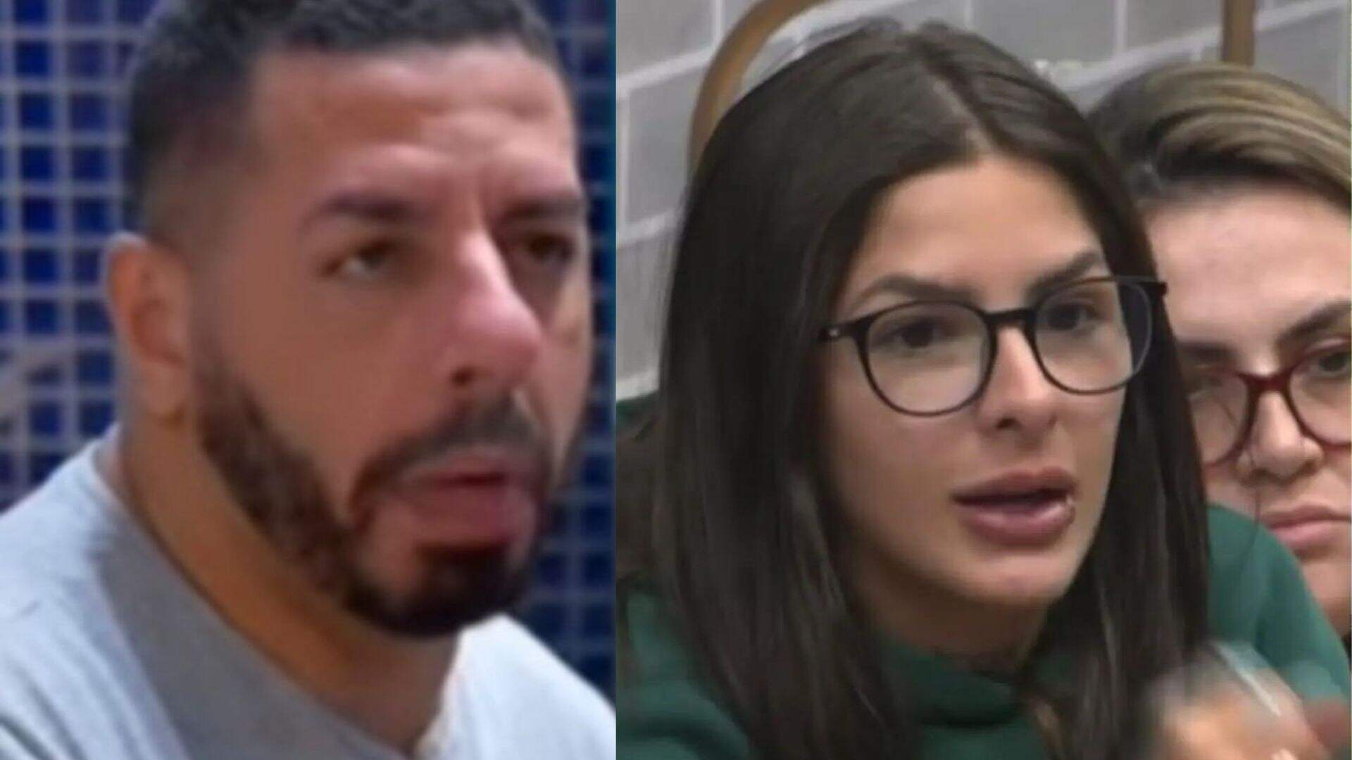A Grande Conquista: Lary Bottino briga feio com Igor Cavallo e recebe ofensas de condenado