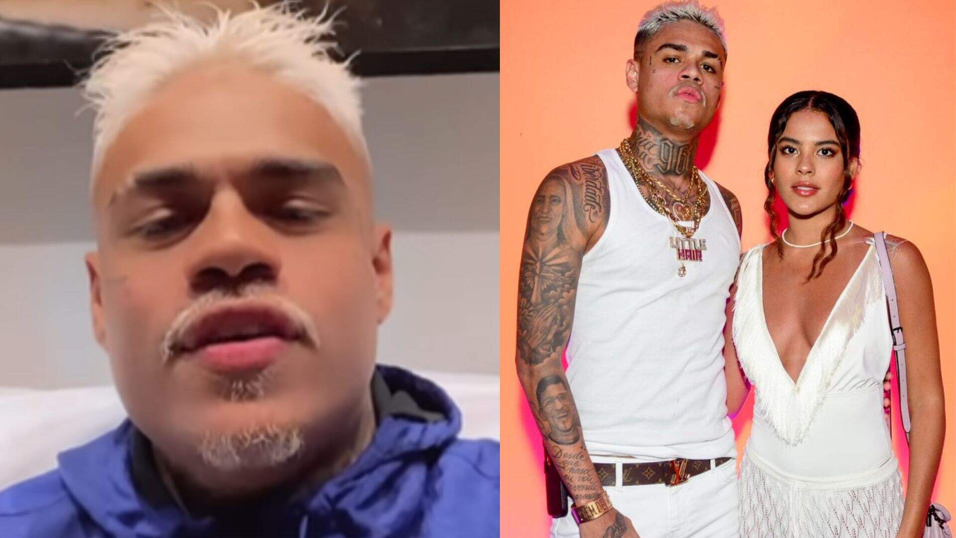 MC Cabelinho faz tatuagem em homenagem à namorada, Bella Campos, e resultado surpreende fãs - Metropolitana FM