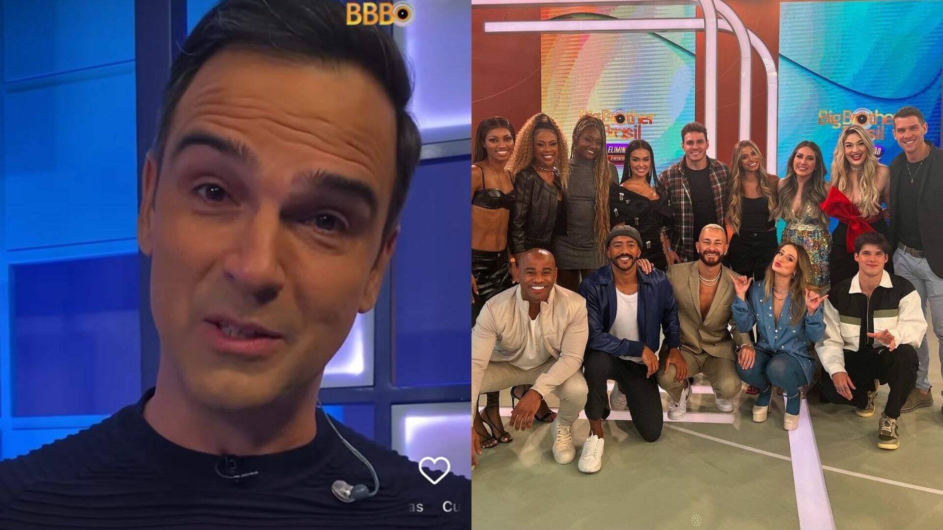 Tadeu Schmidt se emociona ao receber recado dos brothers do ‘BBB 23’: “Conexão tão grande” - Metropolitana FM