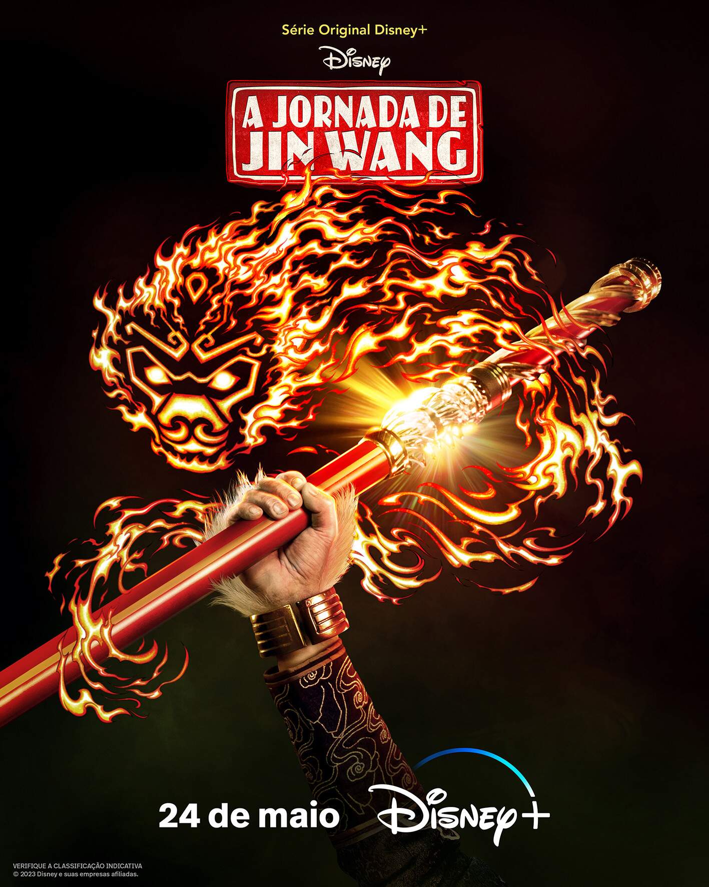 Pôster oficial de "A Jornada de Jin Wang" (Foto: Reprodução/Disney+)