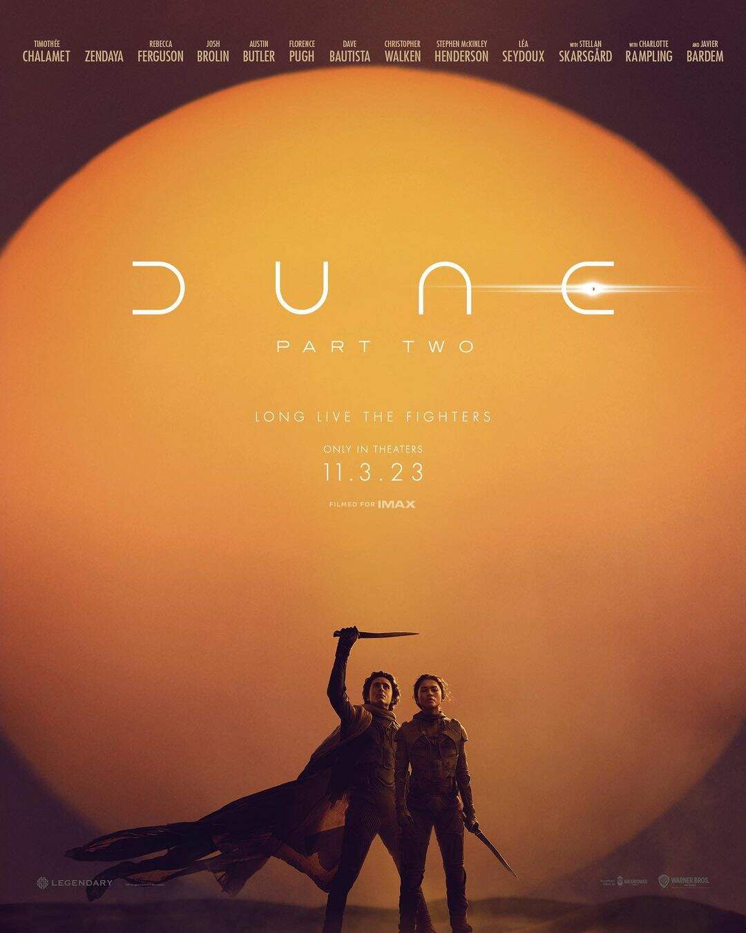 Duna - Parte 2 estreia em 2 de novembro nos cinemas brasileiros