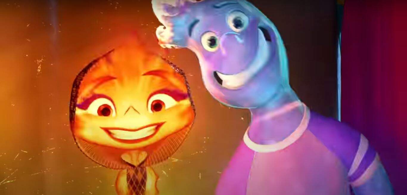 Elementos  Pixar lança trailer explorando fogo, terra, água e ar