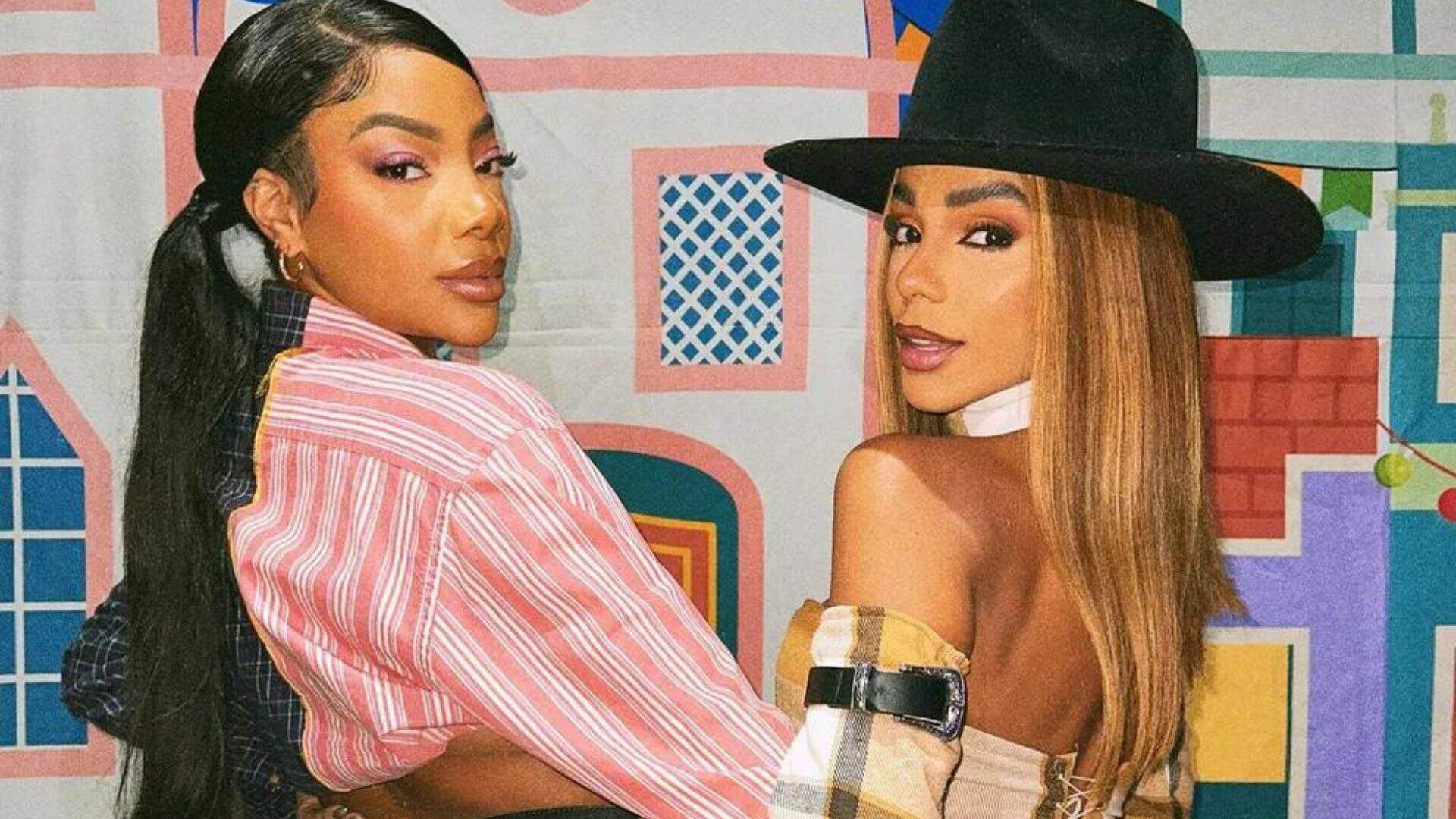 Ludmilla e Brunna Gonçalves vão ao aniversário junino da mãe da cantora e capricham nos looks