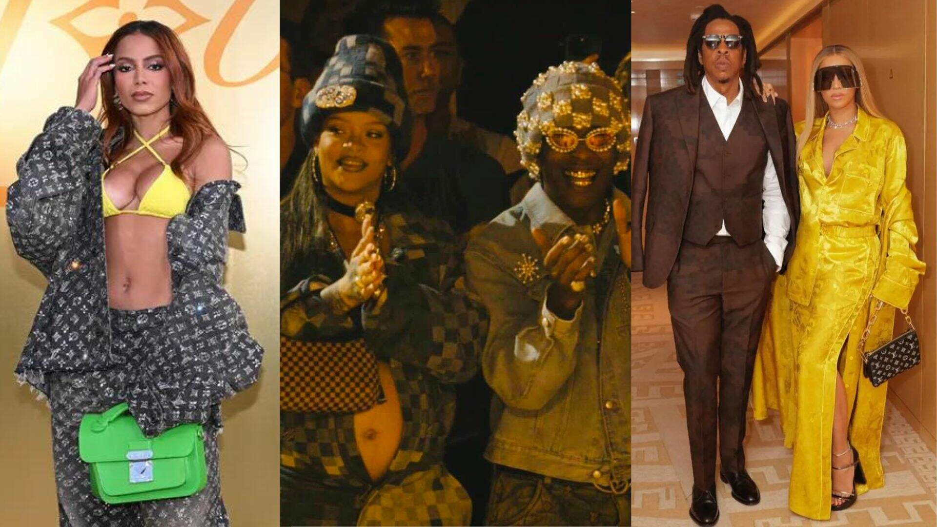 Anitta, Rihanna, Beyoncé e mais celebridades marcam presença no desfile da Louis Vuitton em Paris