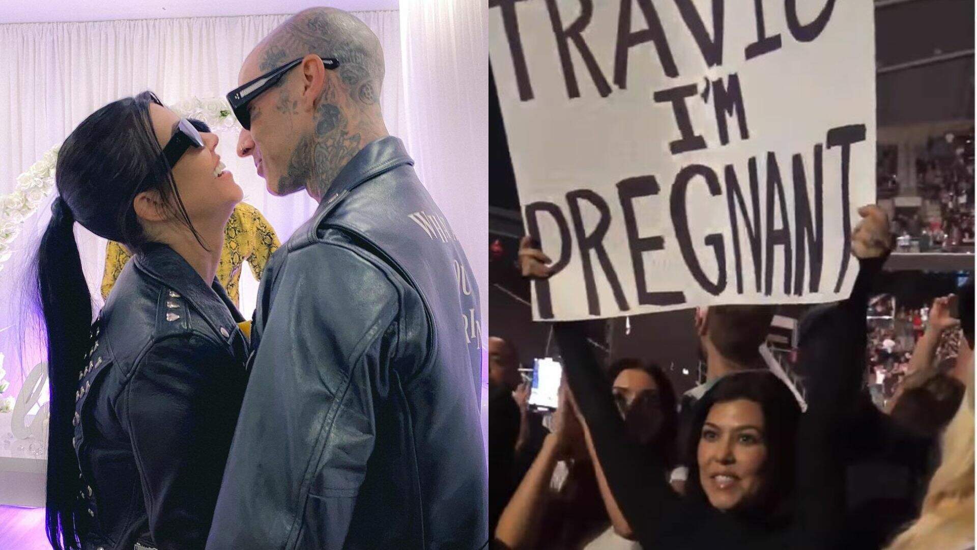 Kourtney Kardashian agita a web ao anunciar gravidez de seu primeiro filho com Travis Barker de maneira inusitada - Metropolitana FM