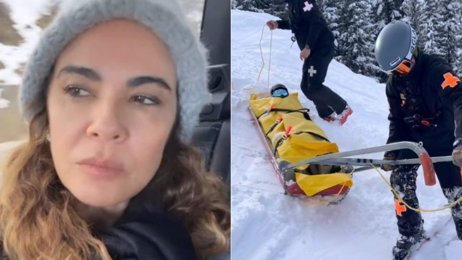 Luciana Gimenez se pronuncia pela primeira vez após sofrer um grave acidente de esqui