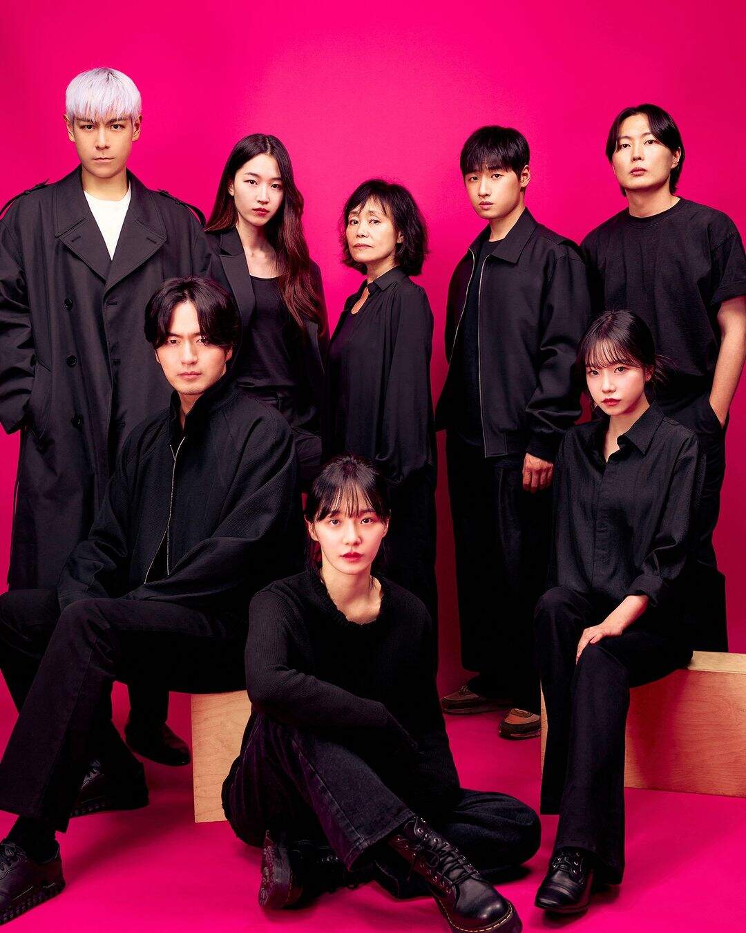 Park Gyu-young, Jo Yu-ri, Kang Ae-sim, Lee David, Lee Jin-uk, Choi Seung-hyun, Roh Jae-won e Won Ji-an foram anunciados na segunda temporada de "Round 6" (Foto: Reprodução/Netflix)