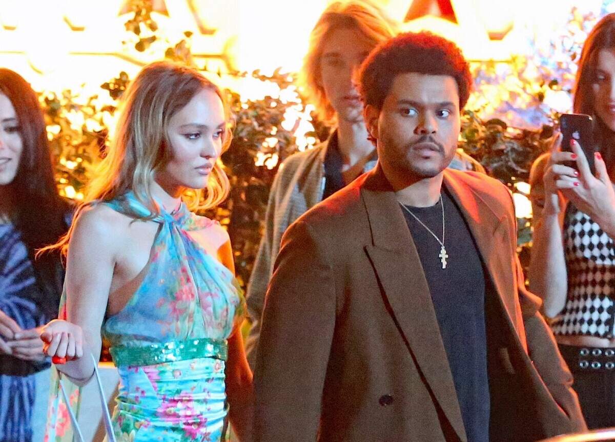 Bastidores de "The Idol" nas gravações comandadas por Amy Seimetz (Foto: Reprodução/Instagram)