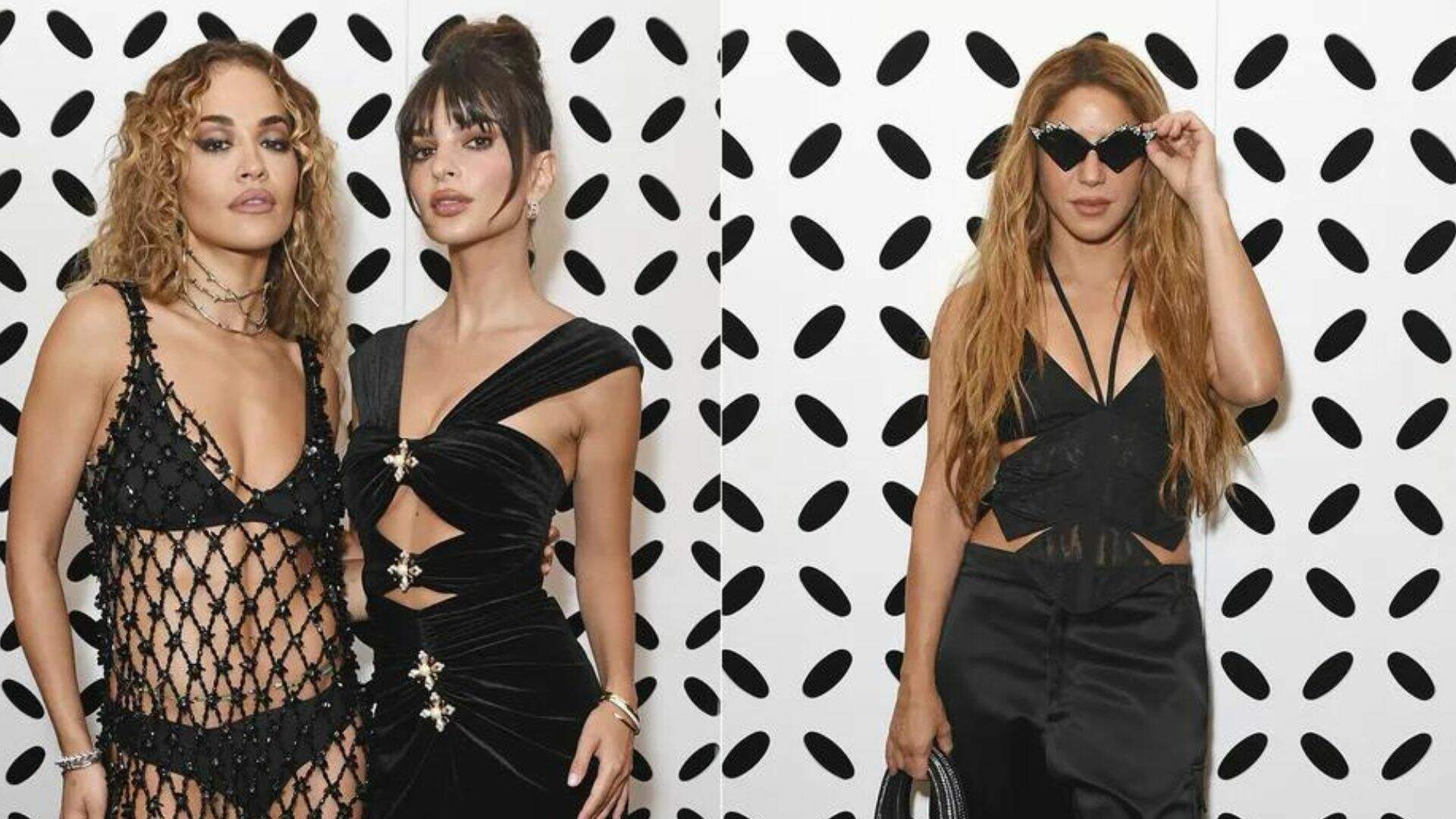Shakira e mais famosas internacionais apostam em produções all black para evento de moda; veja e se inspire - Metropolitana FM