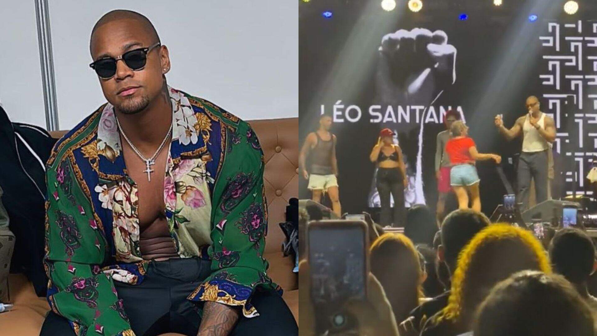 Léo Santana divide opiniões após expulsar fã do palco por conta de gesto obsceno; entenda - Metropolitana FM