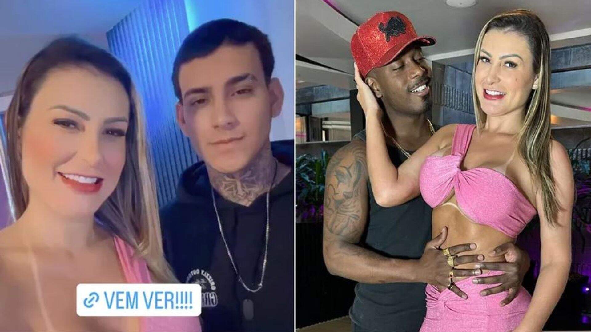 Andressa Urach volta a gerar polêmica ao aparecer com filho e ator pornô nos bastidores de vídeo adulto - Metropolitana FM
